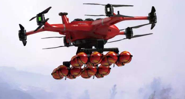 Fire Fighting Drone with 60 Fire Balls-We save Lives & Protect Climate