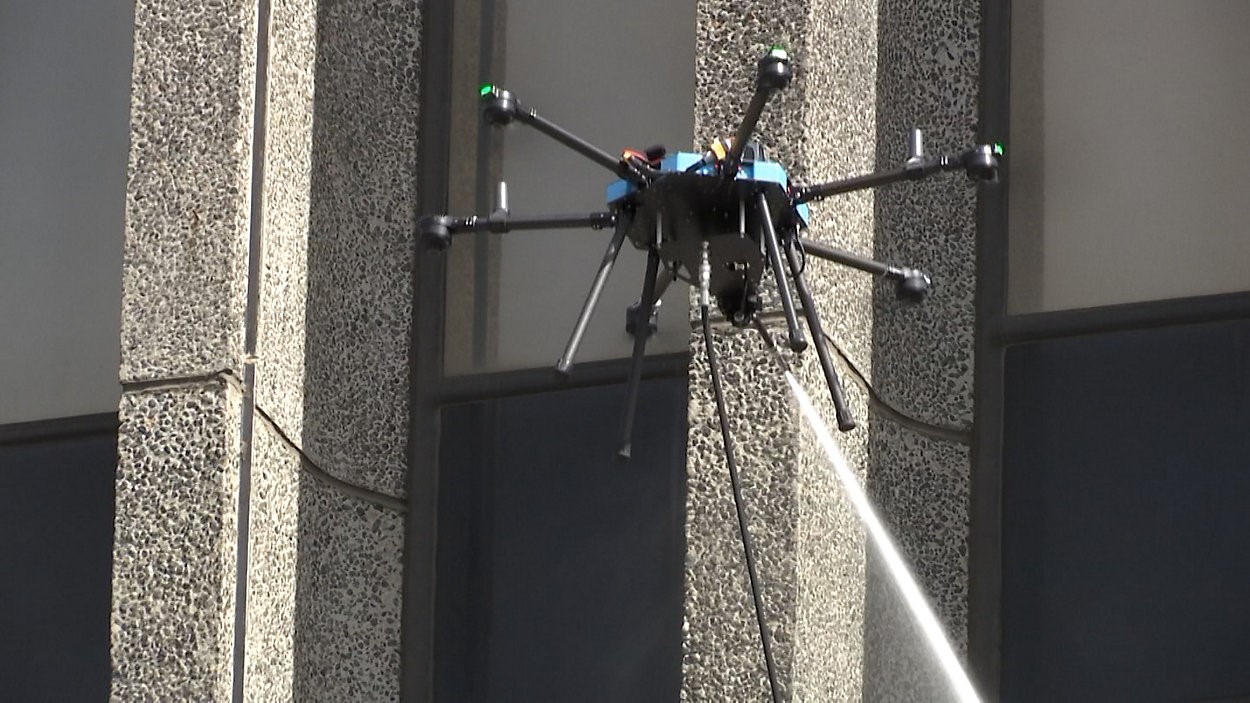 Revolutionizing High-Rise Surface Cleaning & Decontamination,Disinfection Drone - Image 4