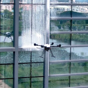 Revolutionizing High-Rise Surface Cleaning & Decontamination,Disinfection Drone